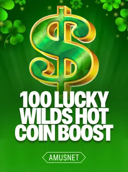 100 Lucky Wilds Hot Coin Boost